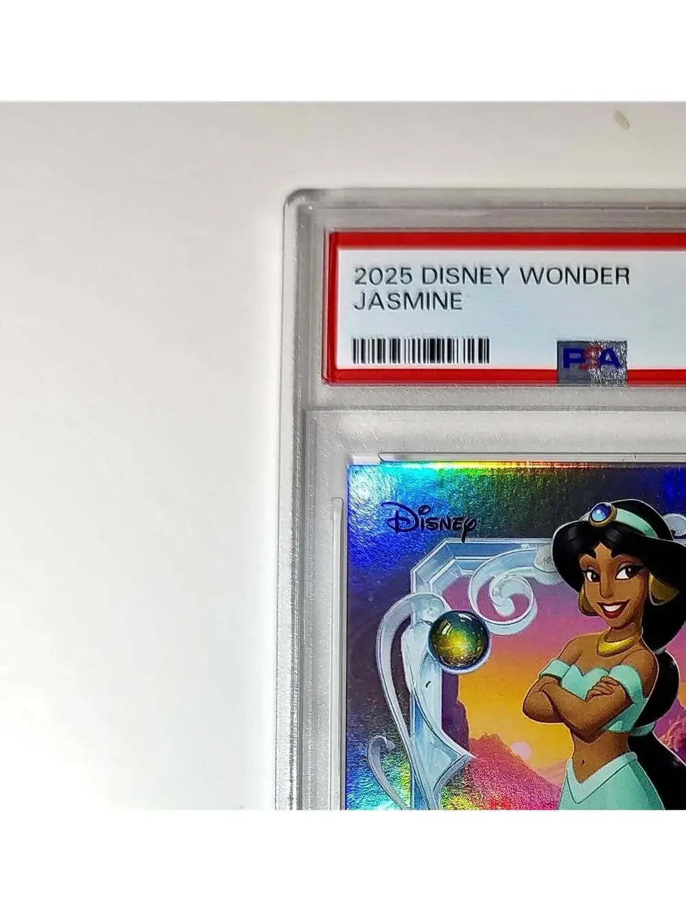 Jasmine 2025 Topps Disney Cartoon Princess #156 Card Aladdin PSA 9 Mint